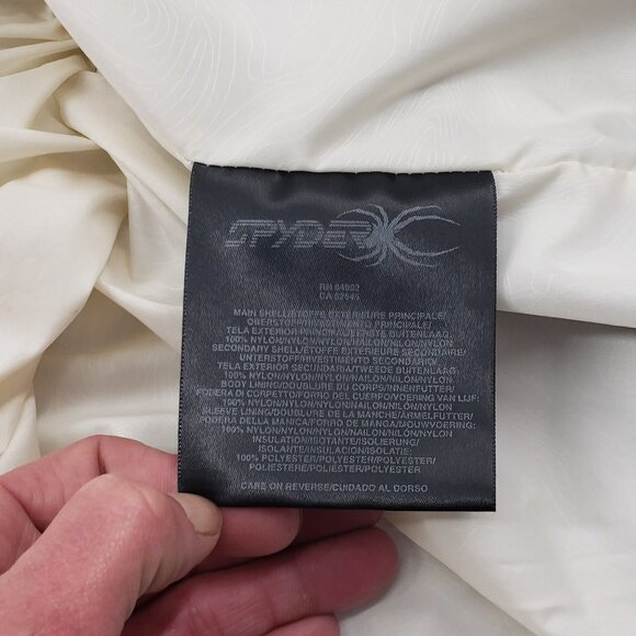 Big Kids Full Zip Insulated Lined Rain Jacket Spyder Windbreaker Youth Size 10 - Picture 6 of 15